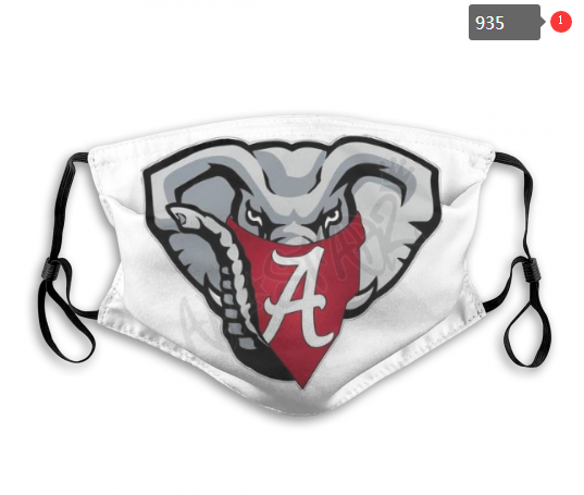 NCAA Alabama Crimson Tide #3 Dust mask with filter